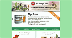 Desktop Screenshot of aktivsyn.se